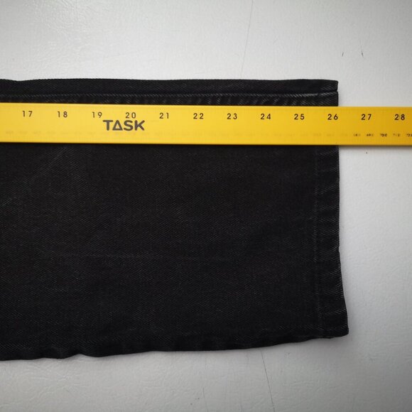 Levi's Men's Size 32 Waist Zipper & Button Closure Straight Leg Black Jeans - Picture 12 of 12